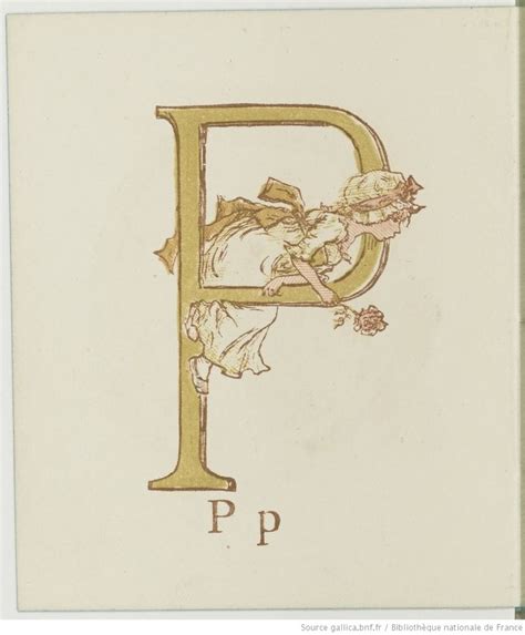 Alphabet Par Kate Greenaway Gallica Images Alphabet Illustration