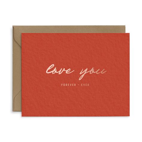 Love You Forever Ever Greeting Card Ruff House Print Shop
