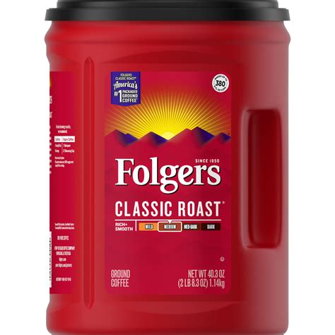 Folgers Classic Roast Medium Roast Ground Coffee Shop Coffee At H E B