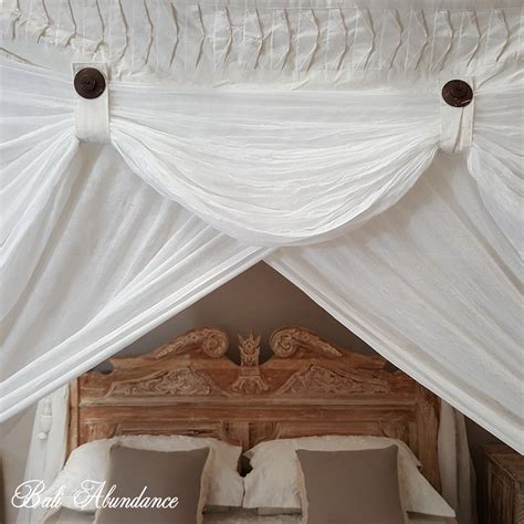 Deluxe Canopy Mosquito Net In Natural Bali Abundance
