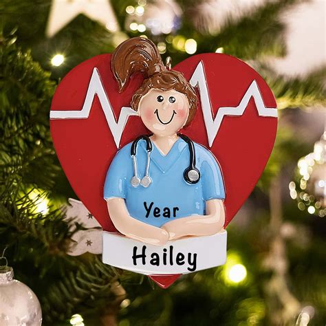 Nurse Christmas Ornament Free Personalization Fast Shipping