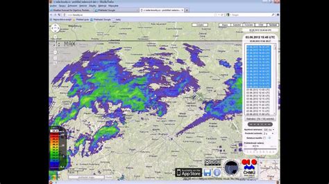 Aktuální srážky a bouřky se v české republice měří pomocí dvou meteorologických radarů. Počasí on line radar