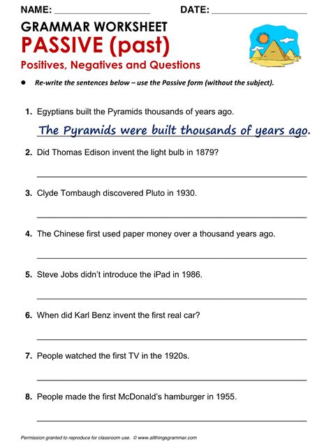 Passive voice is specifically needed for ielts is if you get a process diagram in academic ielts task 1. Passive questions with who