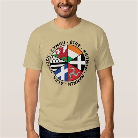 Celtic Nations Flags T Shirt Zazzle