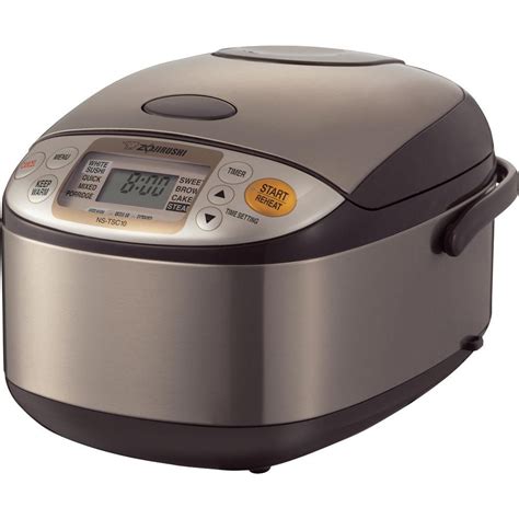 Zojirushi Ns Tsc Cup Uncooked Micom Rice Cooker And Warmer