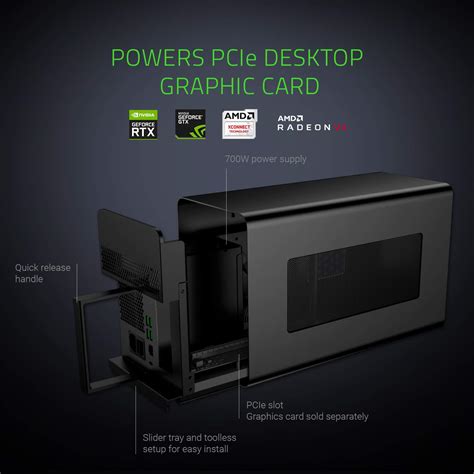 Buy Razer Core X Chroma External Gpu Egpu Box Compatible With