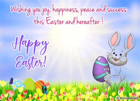 Bunny Wishing Happy Easter Free Happy Easter Ecards Greeting Cards