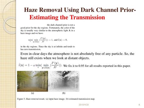 Ppt Single Image Haze Removal Using Dark Channel Prior Powerpoint