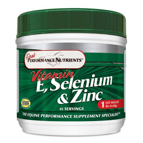 Vitamin E Selenium And Zinc™ — Peak Performance Nutrients Inc
