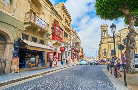 The Cityscape Of Victoria Gozo Malta Editorial Photography Image Of