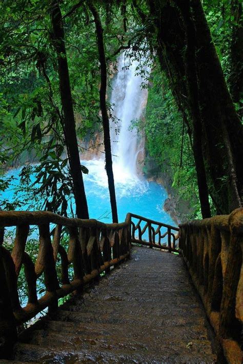 Rio Celeste Waterfall Costa Rica Beautiful Places Monument Valley