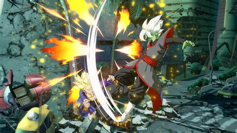 This occurs during the future trunks saga in dragon ball super in order to combat the strength of goku and vegeta. Fused Zamasu is Dragon Ball FighterZ's Next DLC Character, Official Screenshots