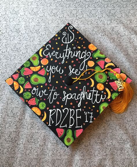 Decorated College Graduation Caps