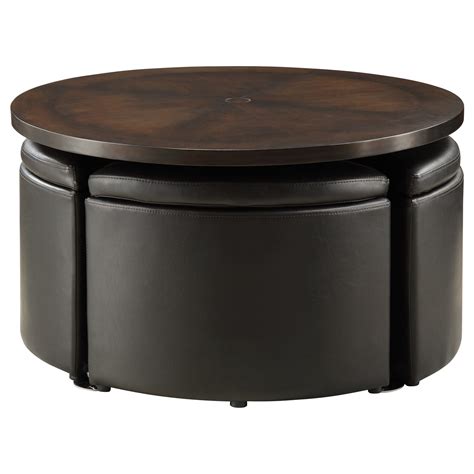Living room wood lift top dining coffee table hidden compartment storage space. Round Ottoman Lift Top Dining Table Cocktail Coffee Nook ...