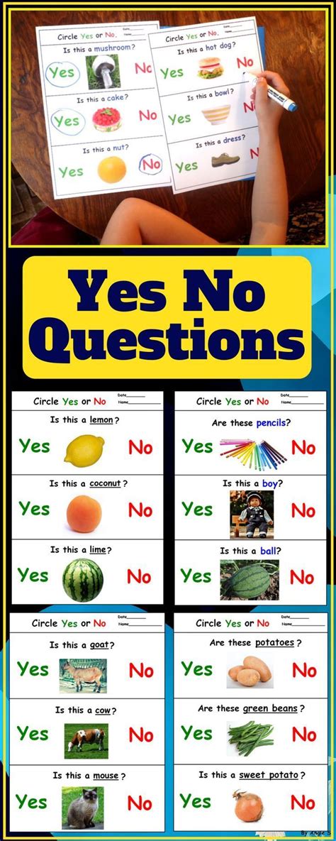 Yes No Questions Yes Or No Questions This Or That Questions Special Education Resources