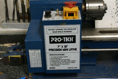 Precision tech home services nj. PRO-TECH 7"x12" PRECISION MINI LATHE