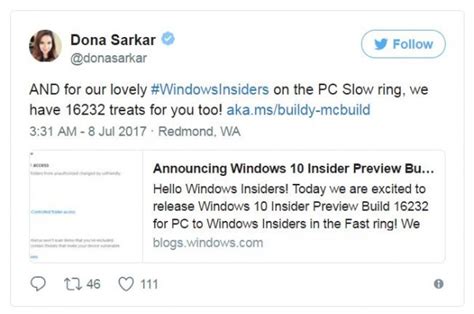 Windows 10 Insider Preview Build 16232 Available For Slow Ring Insiders