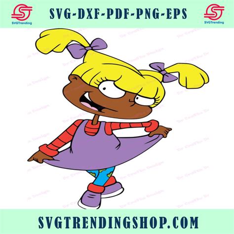 Angelica Pickles African American Rugrats Svg 5 Svg Dxf Cricut