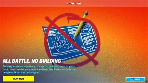 Epic Games Has Removed Building In Fortnite Chapter 3 Season 2 Ginx Tv