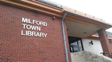 Milford Town Library Literary Massachusetts