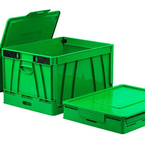 Storex Collapsible Crate With Lid 1725 X 1425 X 105