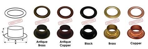 Eyelet With Washer Leather Craft Repair Grommet 3mm 4mm 5mm 6mm 8mm