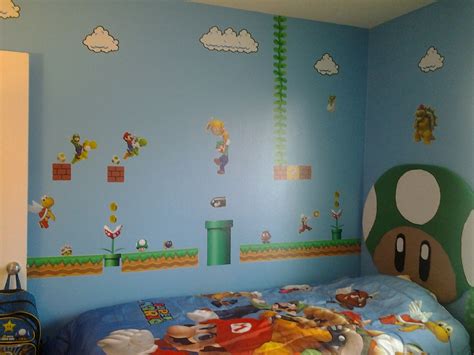 Mario Bros Bedroom Mario Bros Recamara Vinilos
