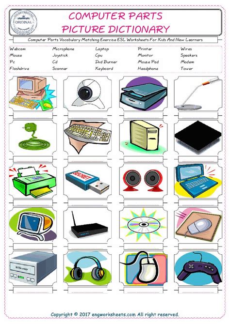 6 Printable Computer Worksheets For Kindergarten In 2020 Teaching