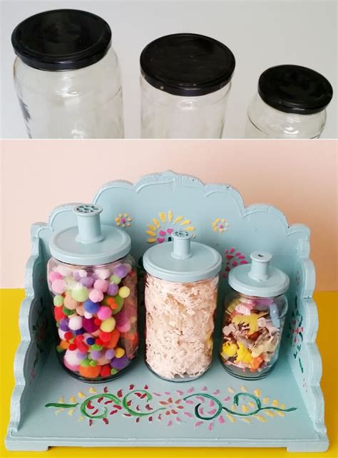 Upcycled Diy Storage Jars By Confessions Of A Refashionista Diy