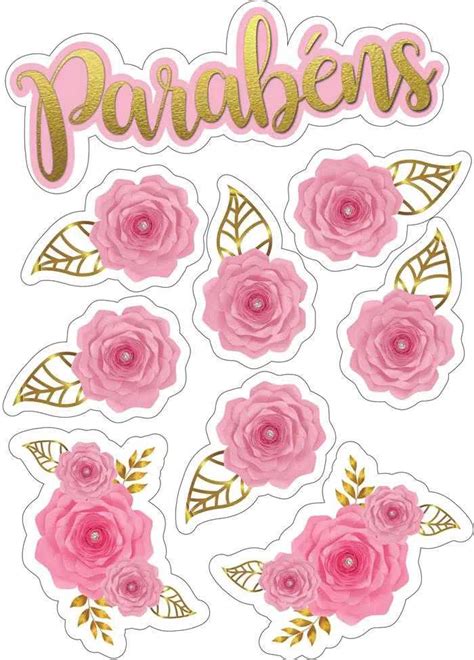 Pink Roses With Gold Foil Lettering That Says Parabens On The Top And