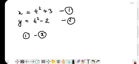 solved the parametric equations describe the motion of a particle find an equation of the curve