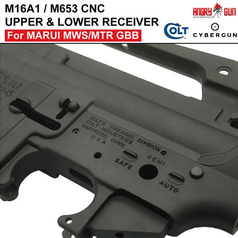 Angry Gun Colt M16a1 M653 Cnc Upper And Lower Receiver For Marui Tm Mw
