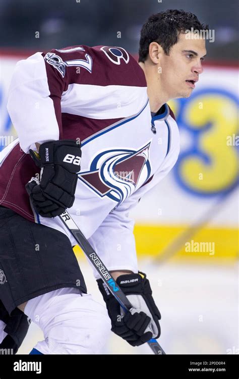 Nhl Profile Photo On Colorado Avalanches Rene Bourque At A Game
