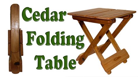 Diy Woodworking How To Make A Folding Table Youtube