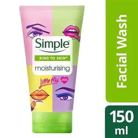 Simple X Little Mix Moisturising Facial Wash 150ml £174 At Superdrug