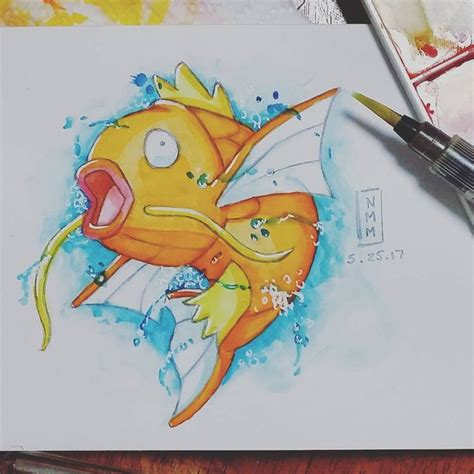 Its Good To See Magikarp Making A Splash 💛 Pokemonfanart Pokemon