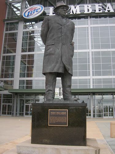 Vince Lombardi Statue Located In The Atrium Outside Of Lam Flickr