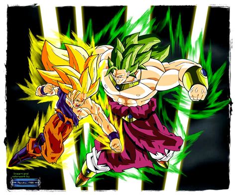 48 Goku Vs Broly Wallpaper On Wallpapersafari Images