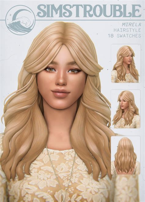 Mirela By Simstrouble Simstrouble Sims Sims 4 Sims Hair