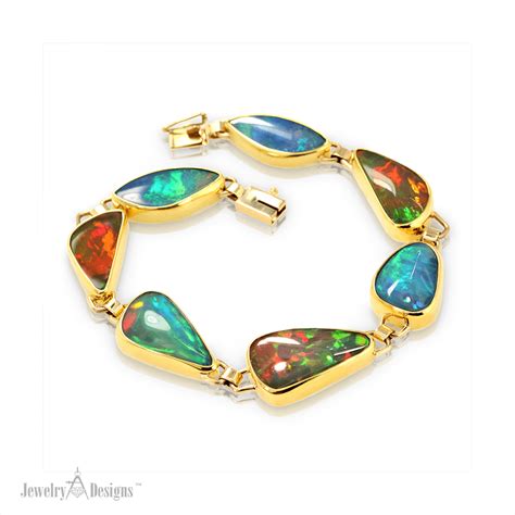 Gold Opal Bracelet Jewelry Designs Blog