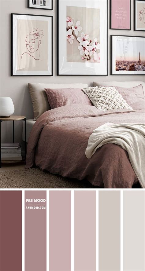 Dusty Pink And Grey Bedroom Beautiful Bedroom Colors Romantic