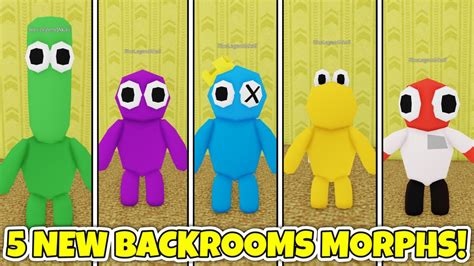 1021 Update How To Get All 5 New Backroom Morphs In Backrooms Morphs