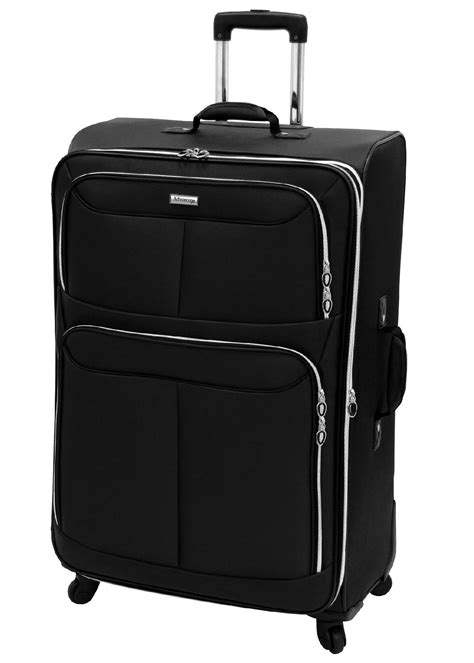 Leisure Luggage Flight 360 Collection 30in Black Upright Suitcase