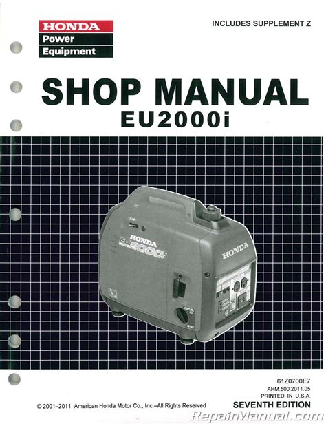 Honda Eu3000i Generator Manual