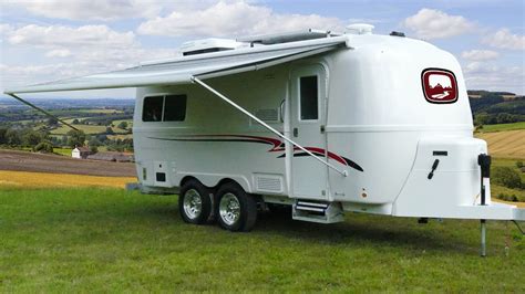A wooden frame structure from 2 by something studs with distinctive elements such as floor. Luxury Fiberglass Camper by Oliver Travel Trailers | Small ...