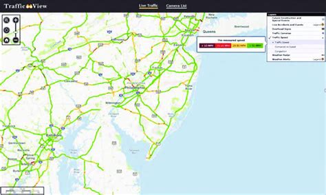 A Screenshot Of I 95 Corridor Coalition Live Traffic Map I 95 Corridor