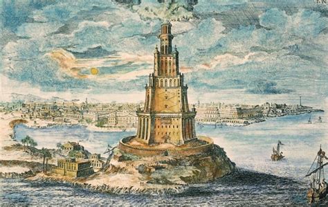 The Lighthouse Of Alexandria Wonders Of The World