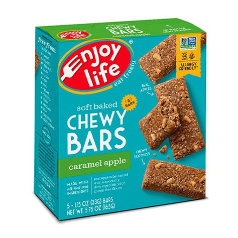 Enjoy Life Soft Baked Chewy Bars Caramel Apple 165g Healthy Options