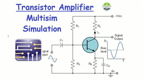 Single Stage Transistor Amplifier Download Multisim Simulation From