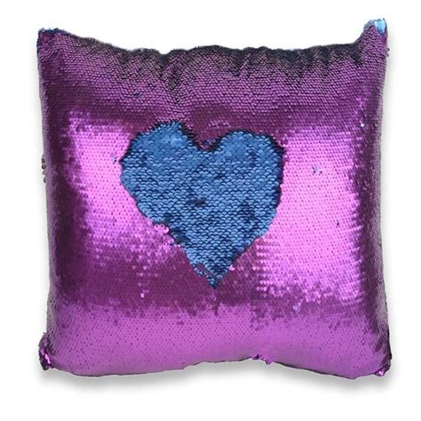 Mermaid Sequins Pillow In Purple Haze 18 X 18 Sequin Throw Pillows